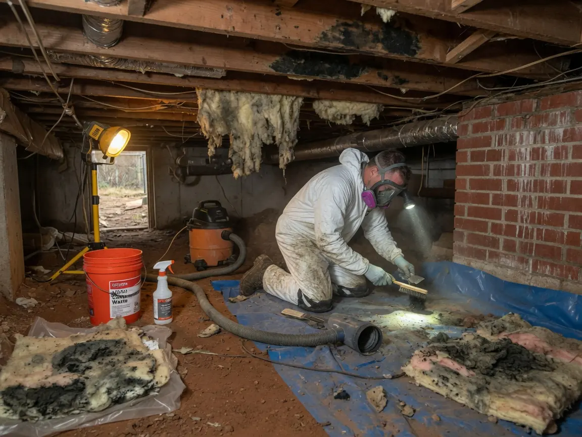 Crawl Space Mold Removal in Norman, OK
